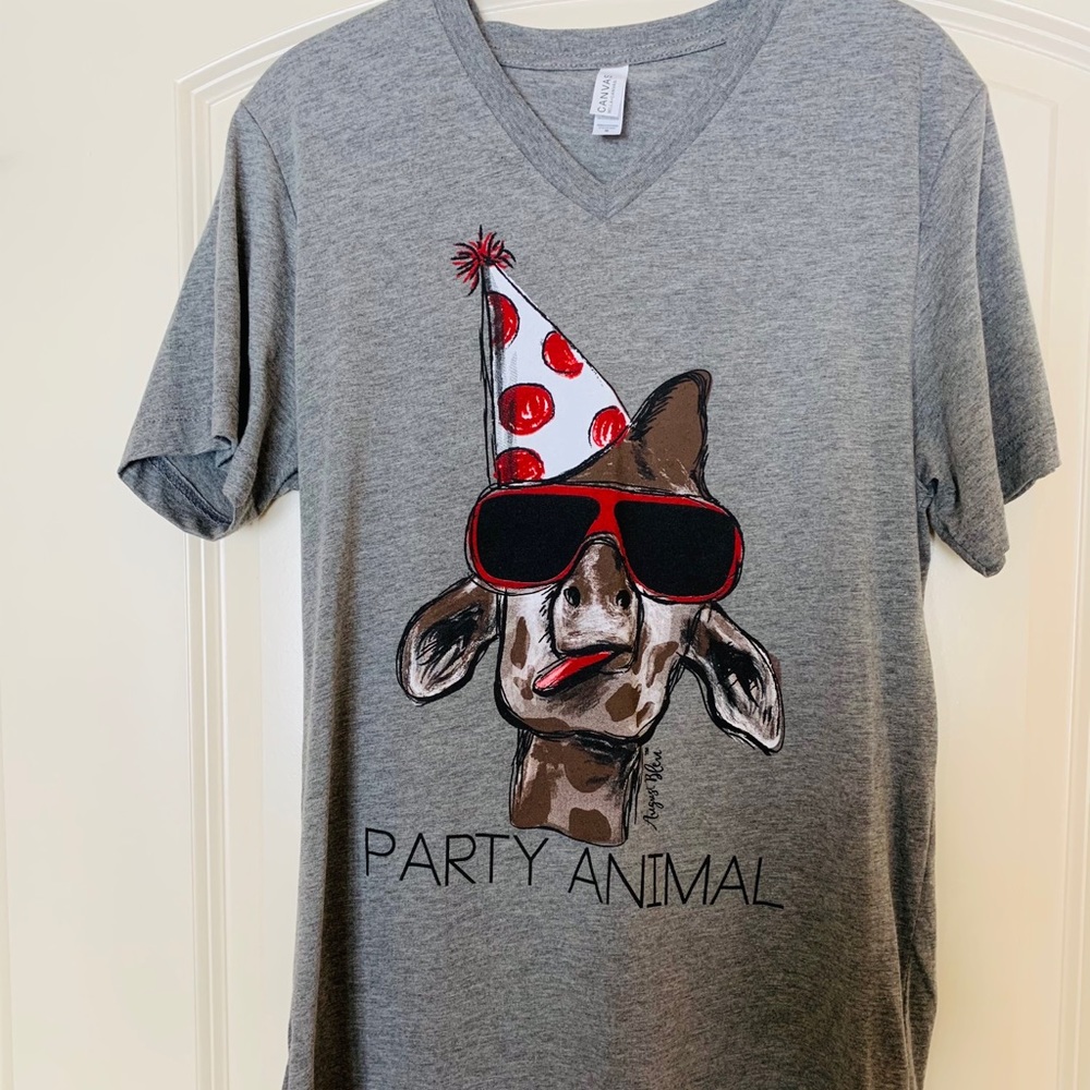August Bleu Party Animal T-shirt